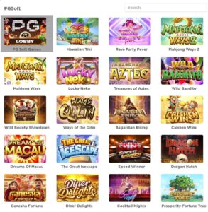 Permainan Slot Online Indonesia dari provider PG SOFT